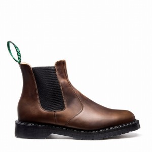 Solovair Gaucho Crazy Horse Dealer Støvler Herre Brune | S0-900-CH-G-030