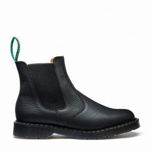 Solovair Greasy Grain Dealer Støvler Herre Sort | S0-900-BG-SoftG-G-030