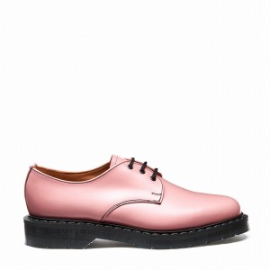 Solovair Hi-Shine Gibson Sko Herre Lyserød | S3-995-PK-BL-G-040