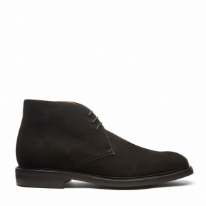 Solovair Suede 3 Eye Chukka Støvler Herre Brune | 103-BN-SUE-060