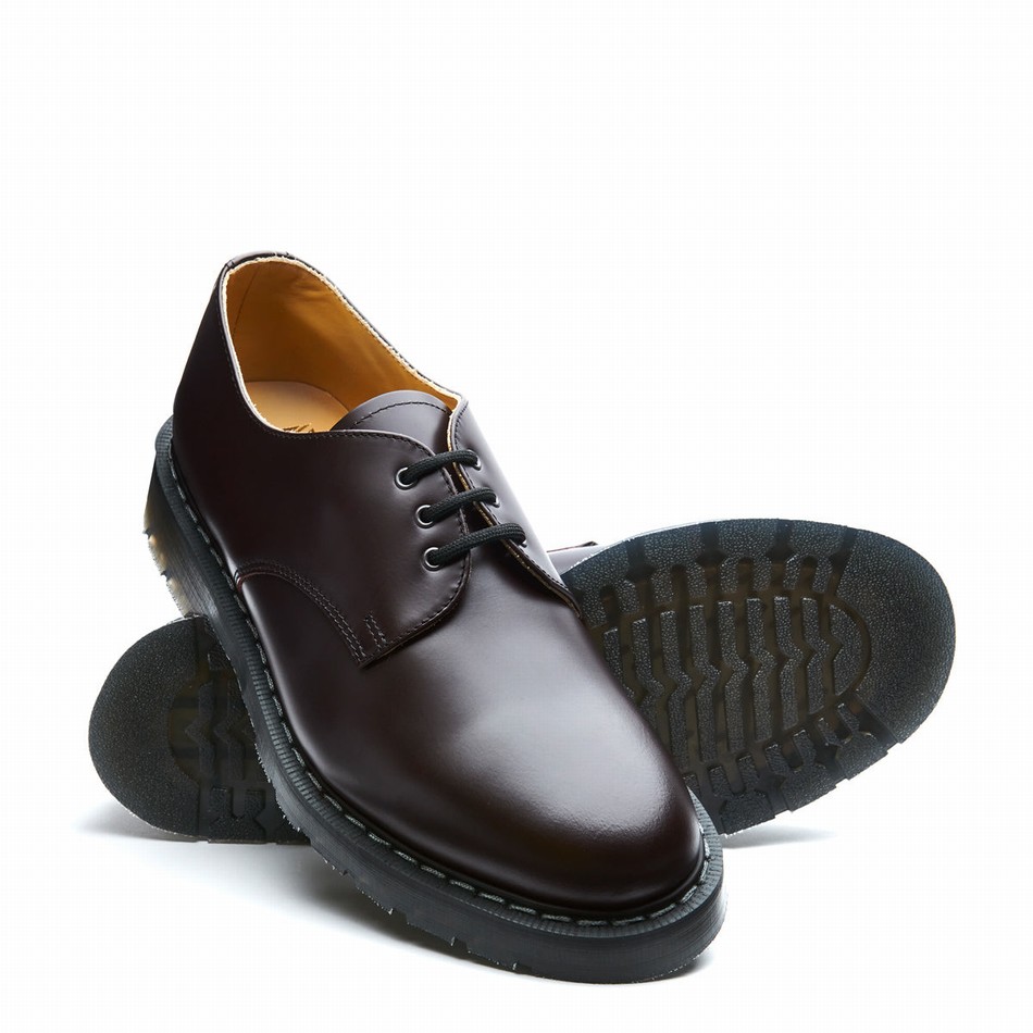 Solovair Cordovan Gibson Sko Herre Bordeaux | S3-995-COR-G-030