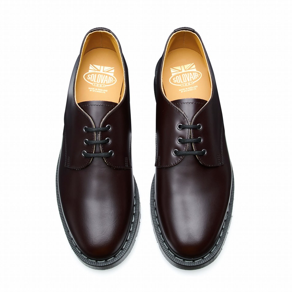 Solovair Cordovan Gibson Sko Herre Bordeaux | S3-995-COR-G-030