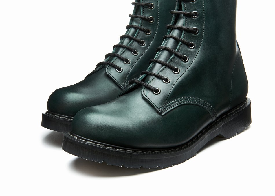 Solovair Gaucho 8 Eye Derby Støvler Herre Grøn | S8-551-CH-GN-G-030