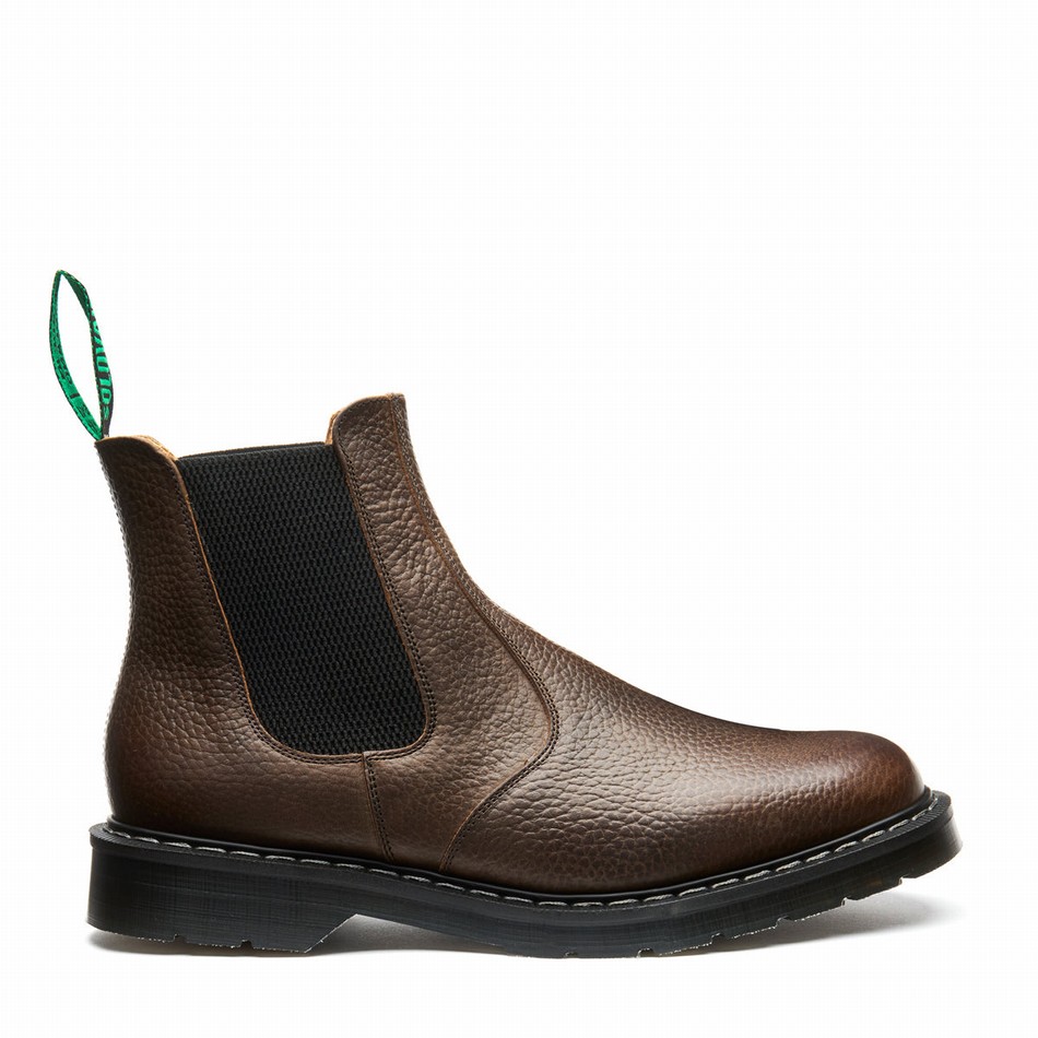 Solovair Gaucho Brown Grain Dealer Støvler Dame Brune | S0-900-CH-SoftG-G-030