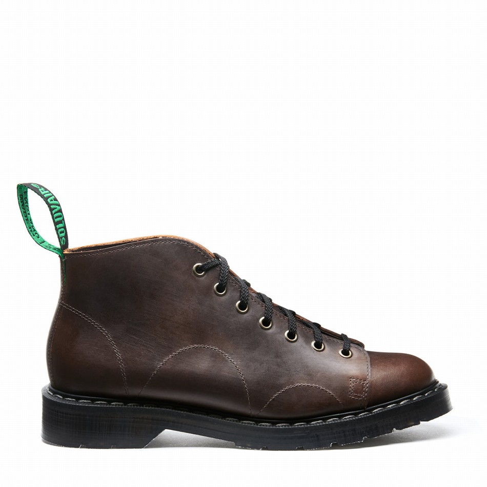 Solovair Gaucho Crazy Horse Abestøvler Dame Brune | S7-116-CH-G-030