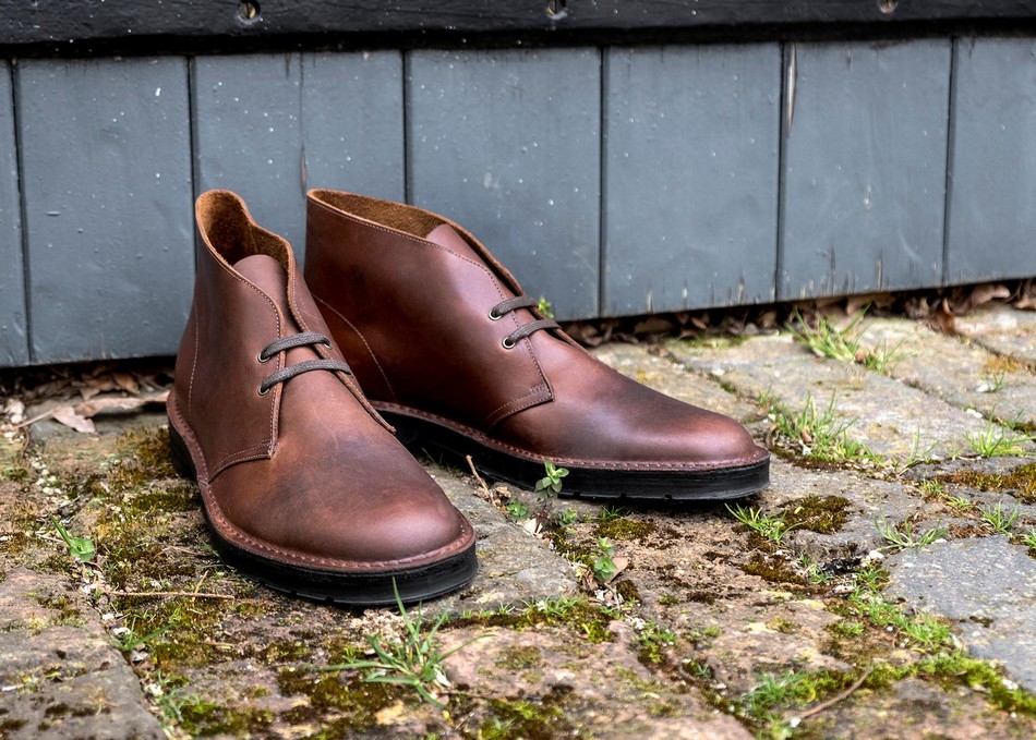 Solovair Gaucho Crazy Horse Chukka Støvler Herre Brune | 103-339-060