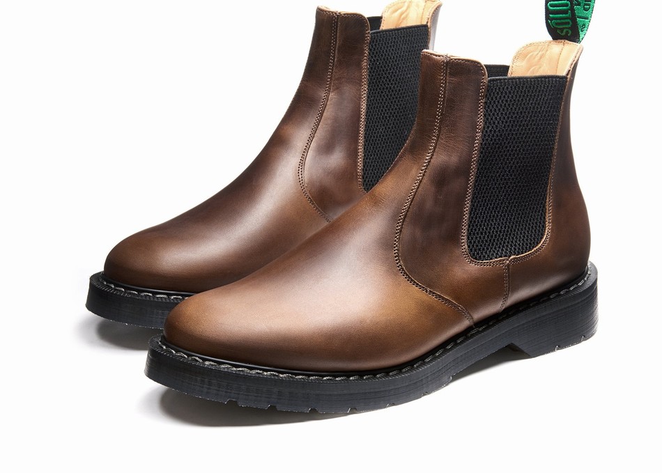Solovair Gaucho Crazy Horse Dealer Støvler Herre Brune | S0-900-CH-G-030
