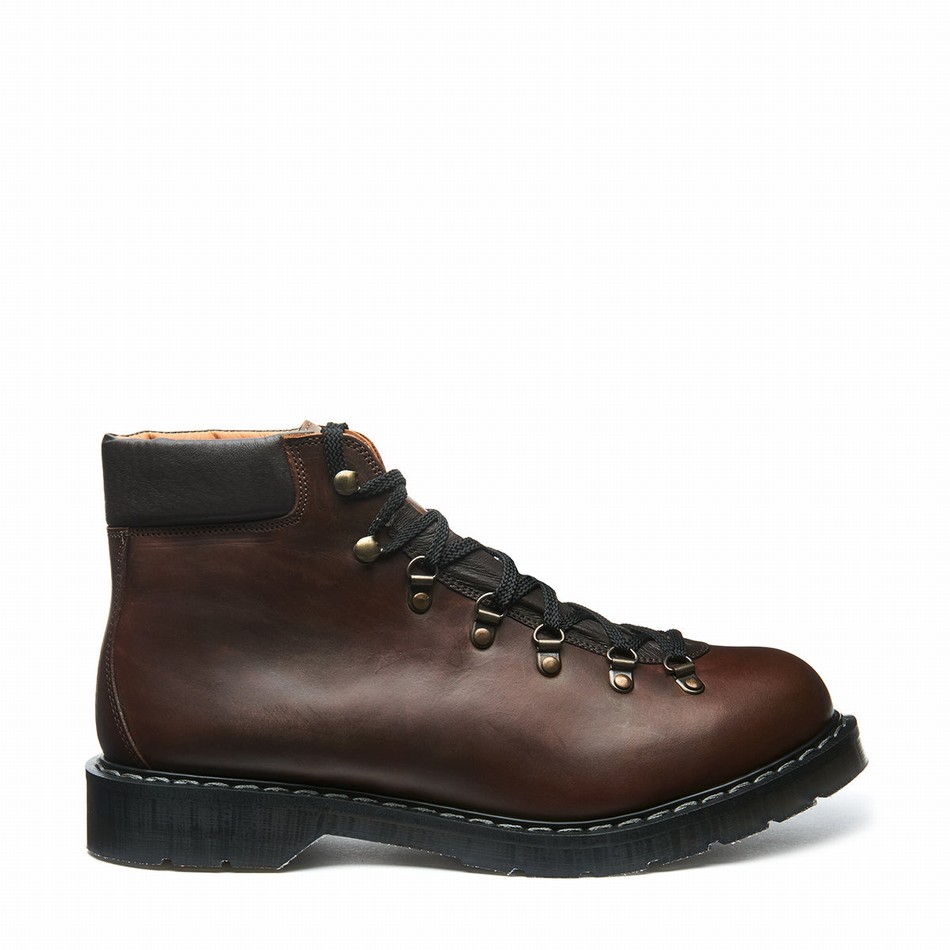 Solovair Gaucho Crazy Horse Urban Vandrestøvler Dame Brune | 455-016-030