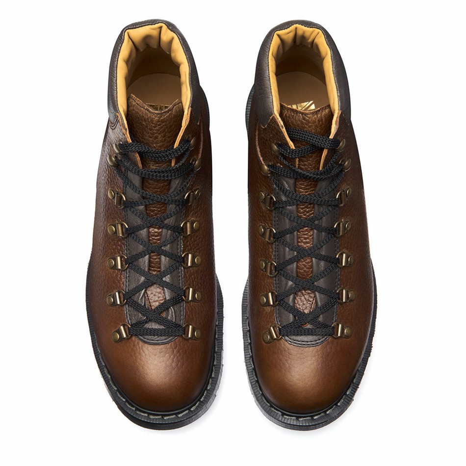 Solovair Grain Urban Vandrestøvler Herre Brune | 455-037-030