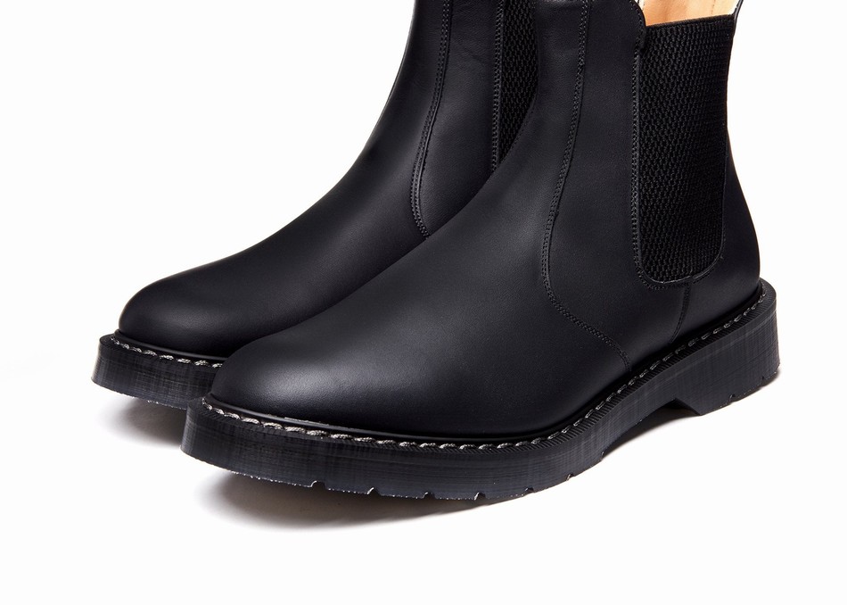 Solovair Greasy Dealer Støvler Herre Sort | S0-900-BG-G-030