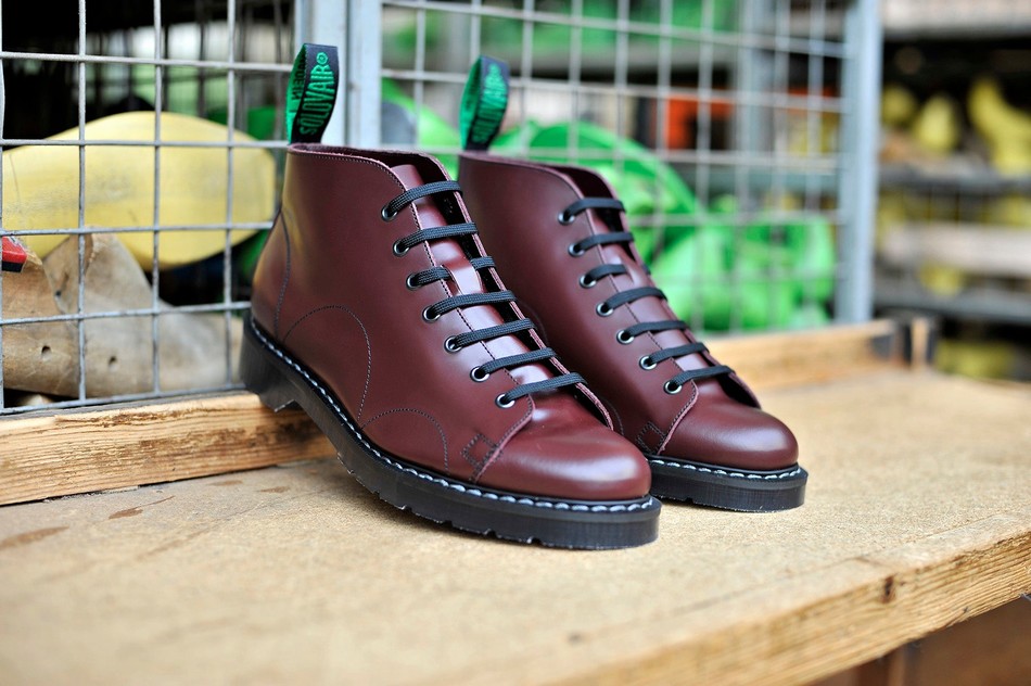 Solovair Hi-Shine Abestøvler Dame Rød | S7-116-OX-G-030