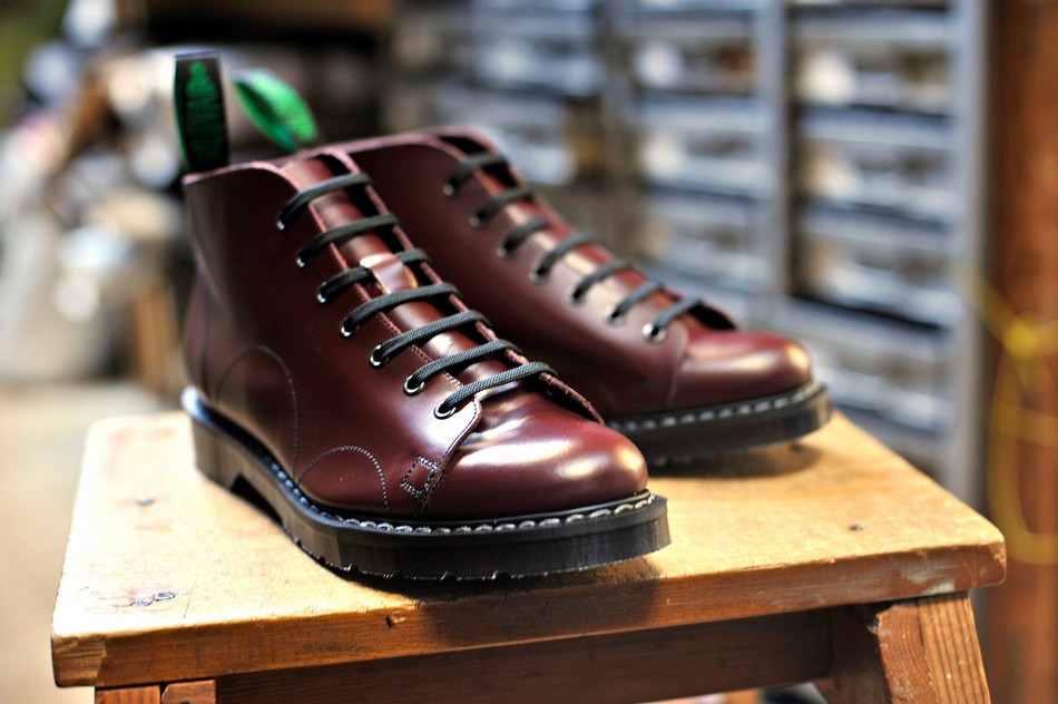 Solovair Hi-Shine Abestøvler Dame Rød | S7-116-OX-G-030