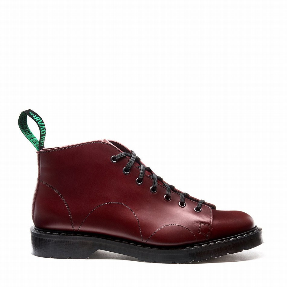 Solovair Hi-Shine Abestøvler Dame Rød | S7-116-OX-G-030