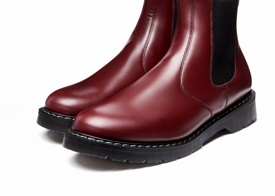 Solovair Hi-Shine Dealer Støvler Dame Rød | S0-900-OX-G-030