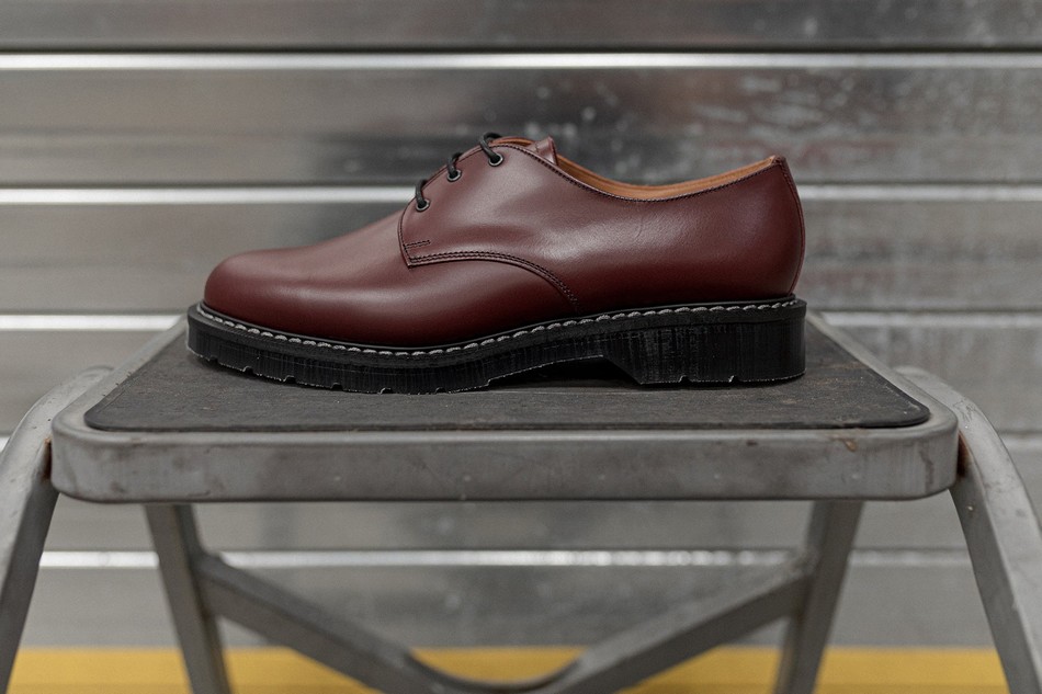 Solovair Hi-Shine Gibson Sko Dame Rød | S3-995-OX-G-030