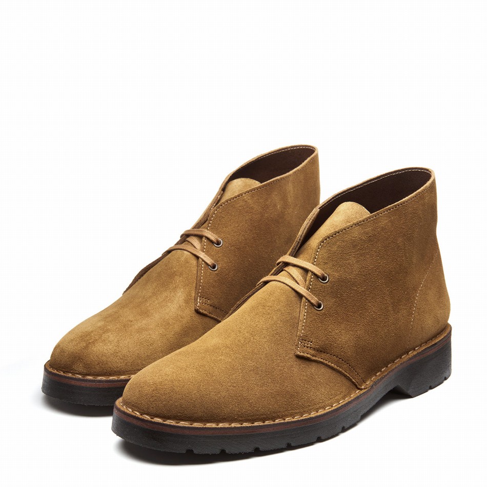 Solovair Suede Chukka Støvler Herre Brune | 103-374-060