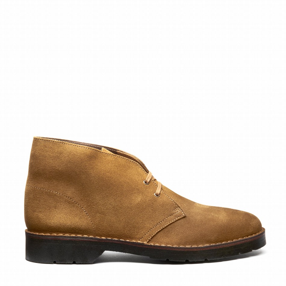 Solovair Suede Chukka Støvler Herre Brune | 103-374-060