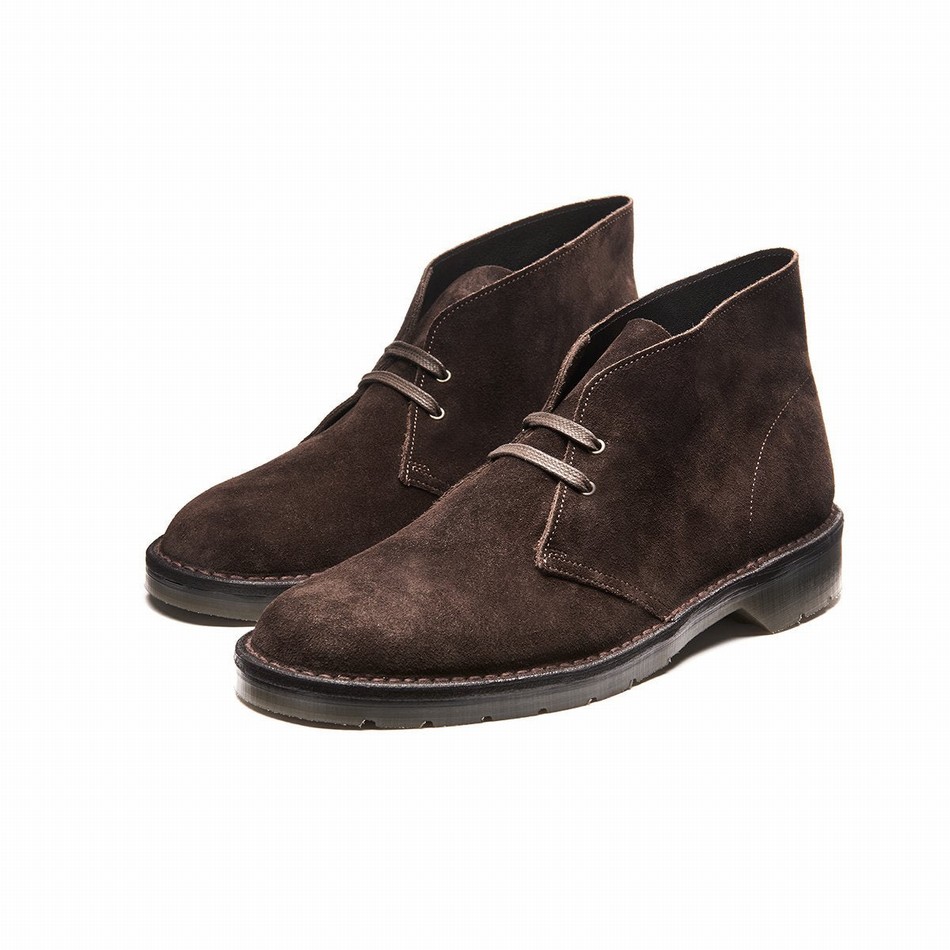 Solovair Suede Chukka Støvler Herre Brune | 103-369-060