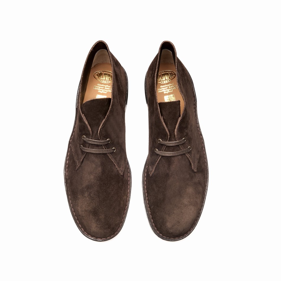 Solovair Suede Chukka Støvler Herre Brune | 103-369-060